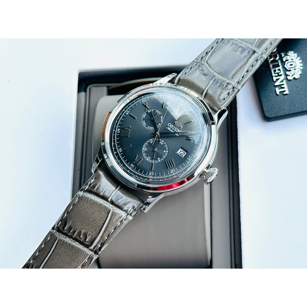 Đồng hồ nam dây da Orient Automatic Bambino 2023 RA AK0704N10B