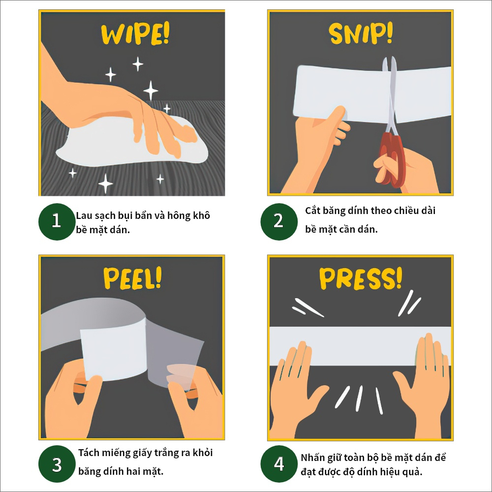 Băng keo nhám chống trượt SKORA băng dính chống trượt 5-10cmx10m siêu dính, siêu bền thương hiệu Hàn Quốc