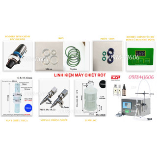 Ron máy chiết rót/ Linh kiện máy chiết rót/ Ron phốt vòi chống nhiễu/ Ron phốt vòi chiết rót/ Ron silicon