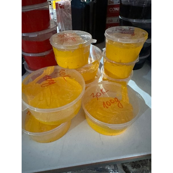 Màu vàng dùng để pha composite làm màu bề mặt sản phẩm - 100g