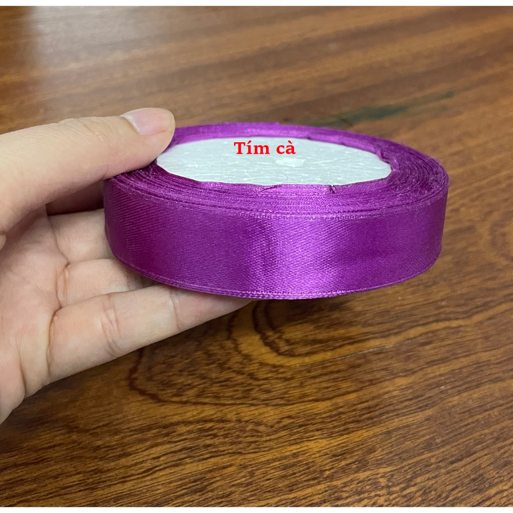 Ruy băng lụa bản rộng 2cm