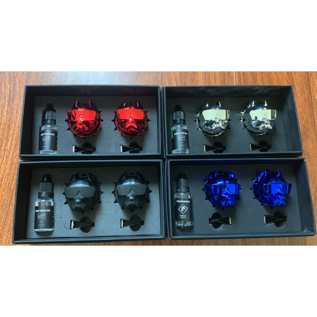 Nước hoa cài cửa gió điều hòa ô tô đầu chú Pitbull