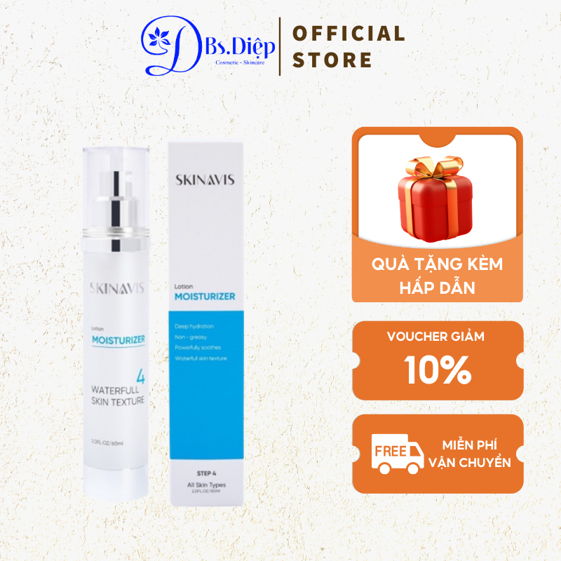 Lotion dưỡng ẩm căng mịnh da Skinavis Lotion Moisturizer 60ml