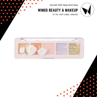 XIXI - Bảng triệt sắc và che khuyết điểm Natural Beauty 5 Color Concealer Palette