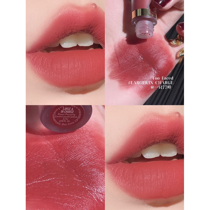 TOO FACED - Son kem lì Lip Injection Liquid Lipstick
