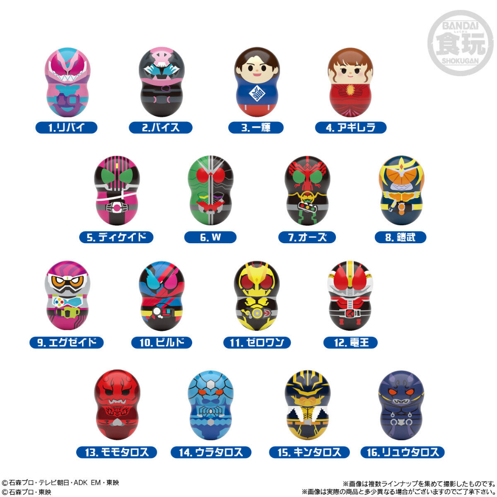 Túi Bóc Ngẫu Nhiên Lật Đật Kamen Rider Coonuts