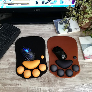 lót chuột có đệm tay Miếng lót chuột hình chân mèo silicon pad chuột êm tay cực kỳ thoải mái giúp tay không chị chai khô