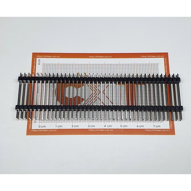 Jump đực đôi 2 tầng  2.54mm 2x40P chân thẳng dài 30mm