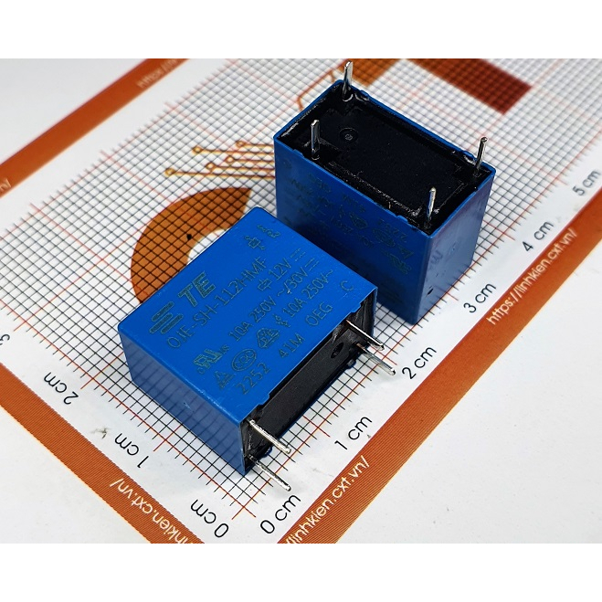 Relay Rơ le 10A 12V (4 chân) OJE-SH-112HMF