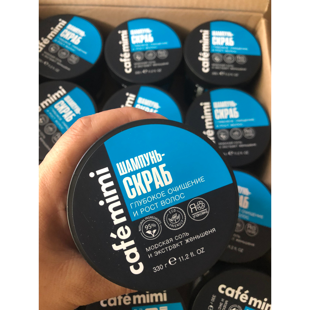 Tẩy tế bào chết da đầu, dầu gội Cafe mimi rất sạch cho tóc dầu, bết