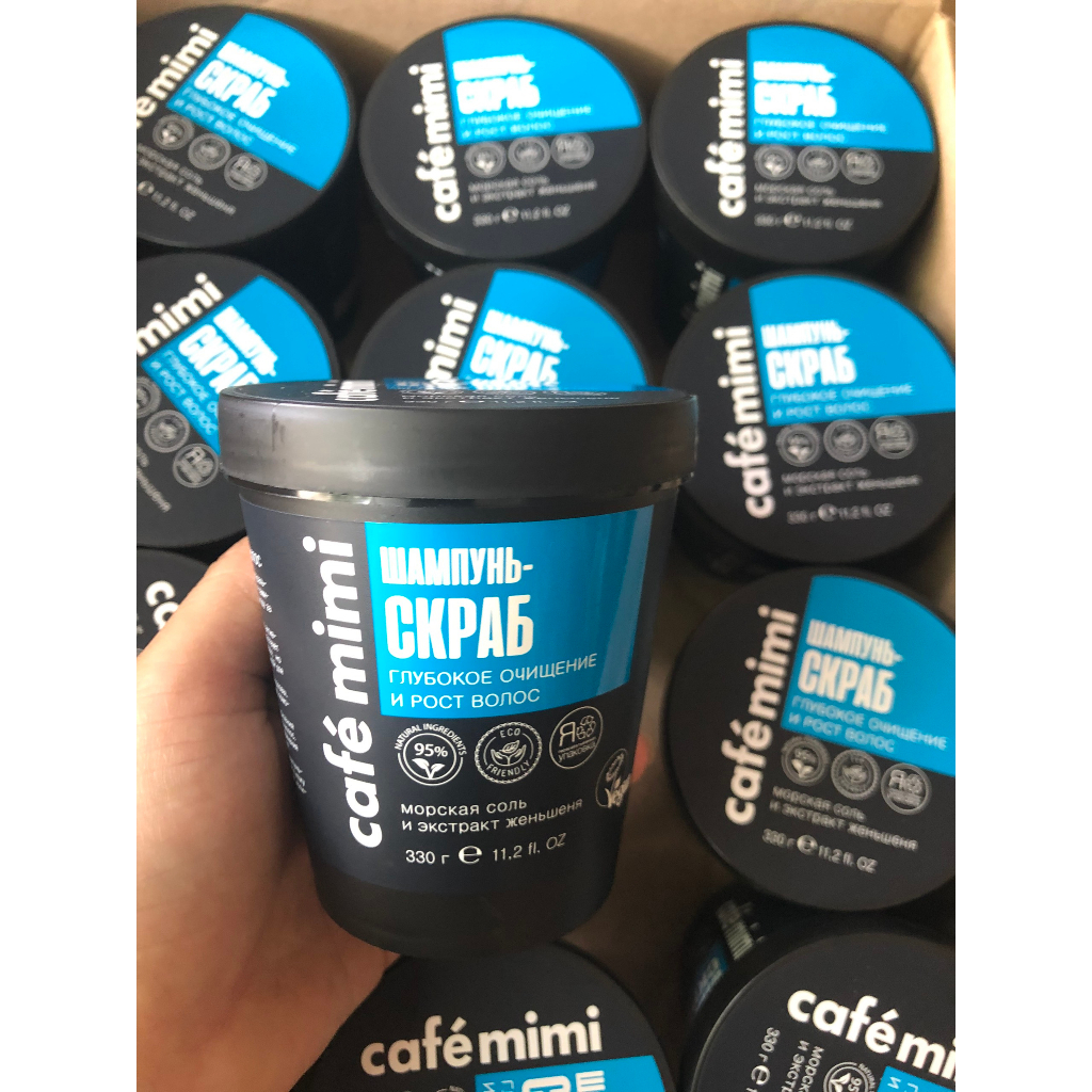 Tẩy tế bào chết da đầu, dầu gội Cafe mimi rất sạch cho tóc dầu, bết