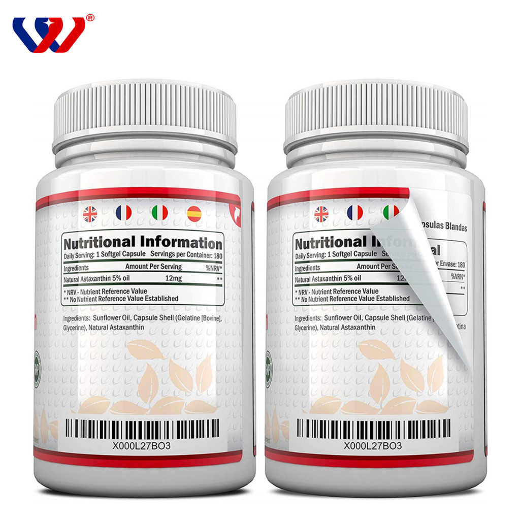 Viên uống đẹp da Natural Astaxanthin 12mg Nu U Nutrition 180 viên/lọ, dùng 6 tháng, hàng nhập UK