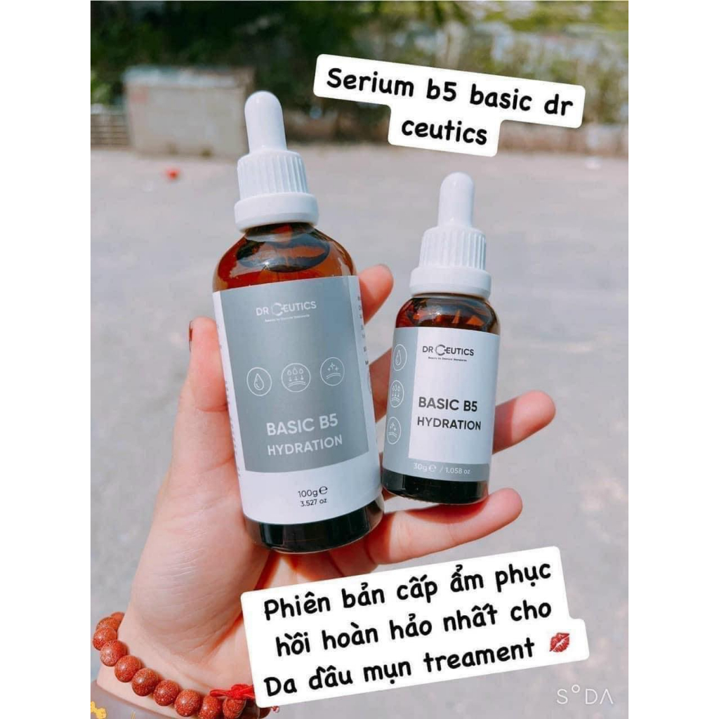 Serum Basic B5 Hydration DrCeutics - Cấp Ẩm, Phục Hồi Da