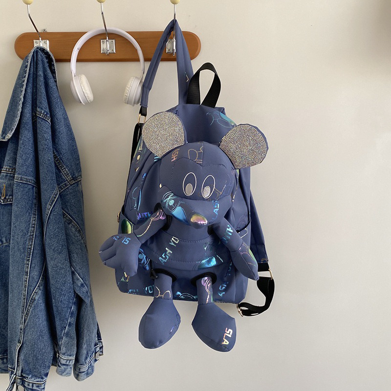 Balo micky cá tính balo nữ thời trang mẫu mới 2023 cặp đi học nũ