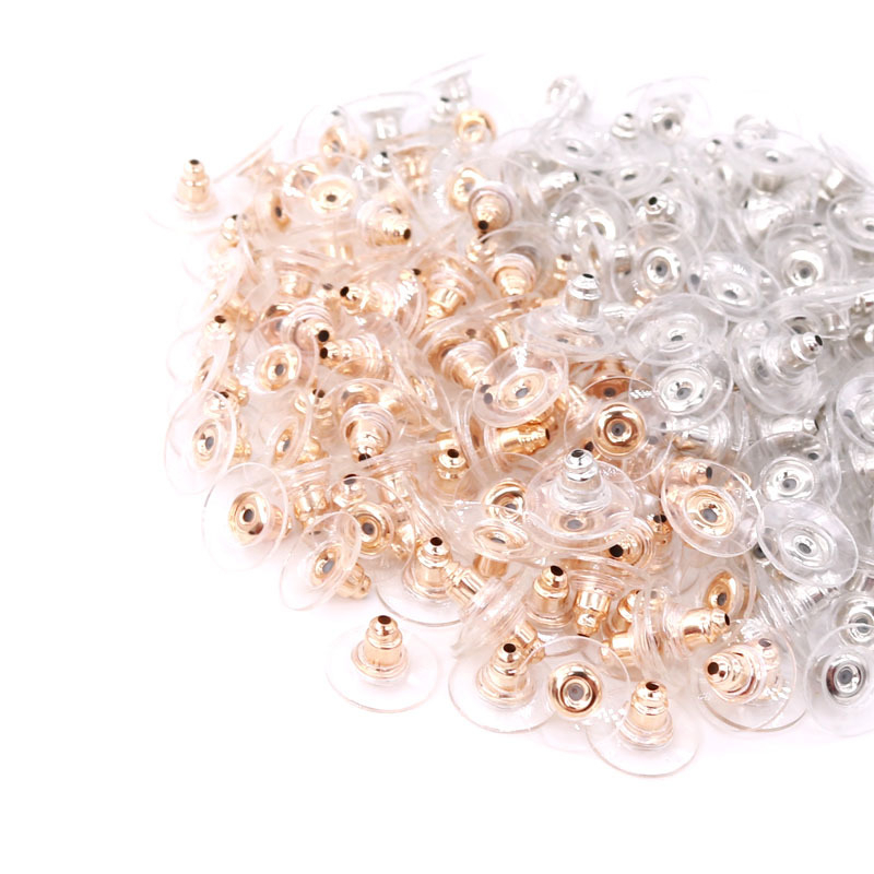 Chốt khuyên tai bạc cao cấp giúp giữ bông tai chắc chắn tiện lợi MEYLI B111