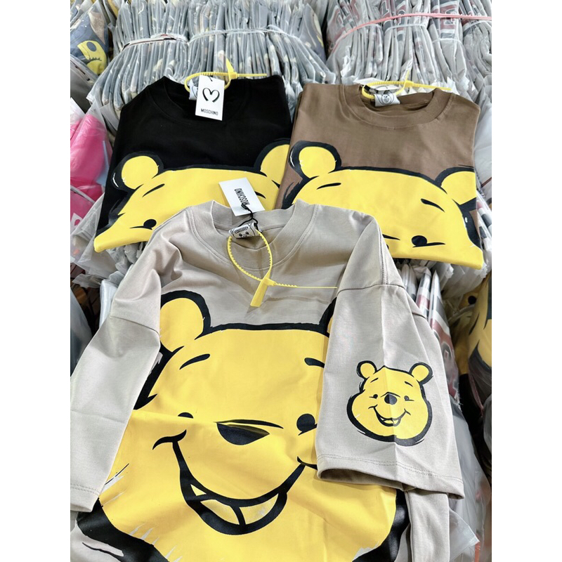 ( SẴN HCM ) ÁO THUN S/C GẤU POH 🐻