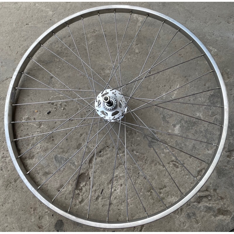 Bánh xe đạp nhật bãi 26 in | Căm nan hoa | Vành Inox zin | Hàng Nhật Bãi - Nguyên Zin