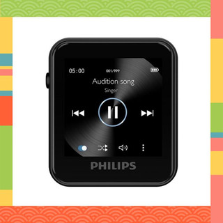 Philips sa6116mp3 - máy nghe nhạc thể thao, bluetooth 5.0, màn hình cảm ứng, lặp đoạn a-b.