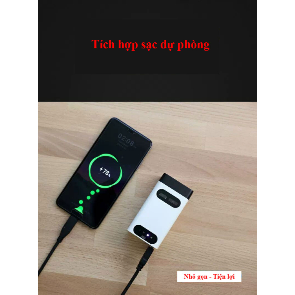 Bàn Phím Laser Ảo Kiêm Sạc Dự Phòng Đế Điện Thoại BPLA0 Tiện Lợi Cho Người Hay Làm Việc Bên Ngoài Văn Phòng