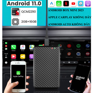 Carplay Android Box ô tô xe hơi A5 tặng Vietmap S2, tích hợp Apple Carplay không dây và Android Auto không dây