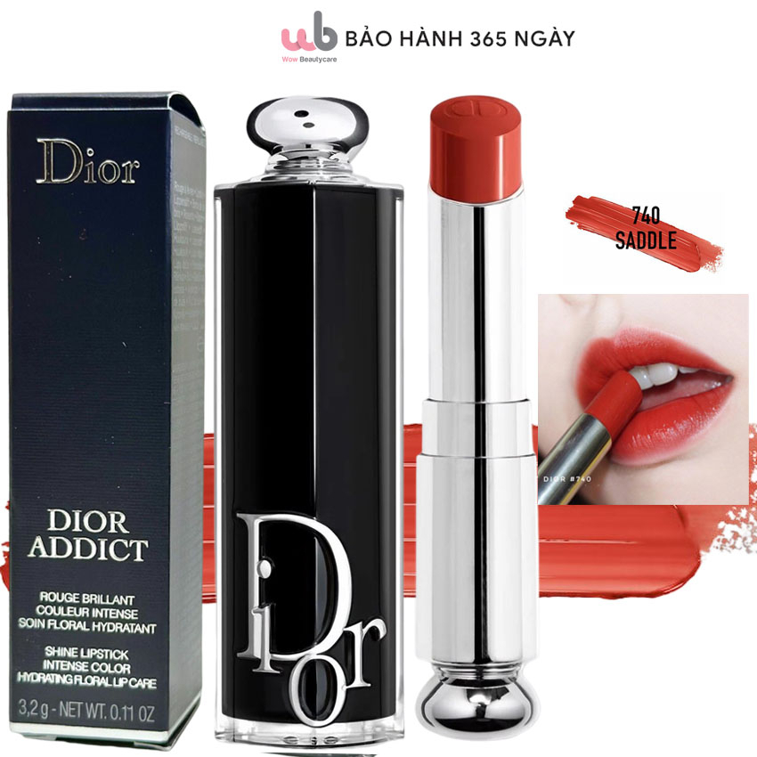 Full 7 màu Son Dior Addict Lipstick Rouge Shine,Full Box Túi + Hộp các màu:8,525,527,716,720,727,740.Tặng kèm quà xịn sò