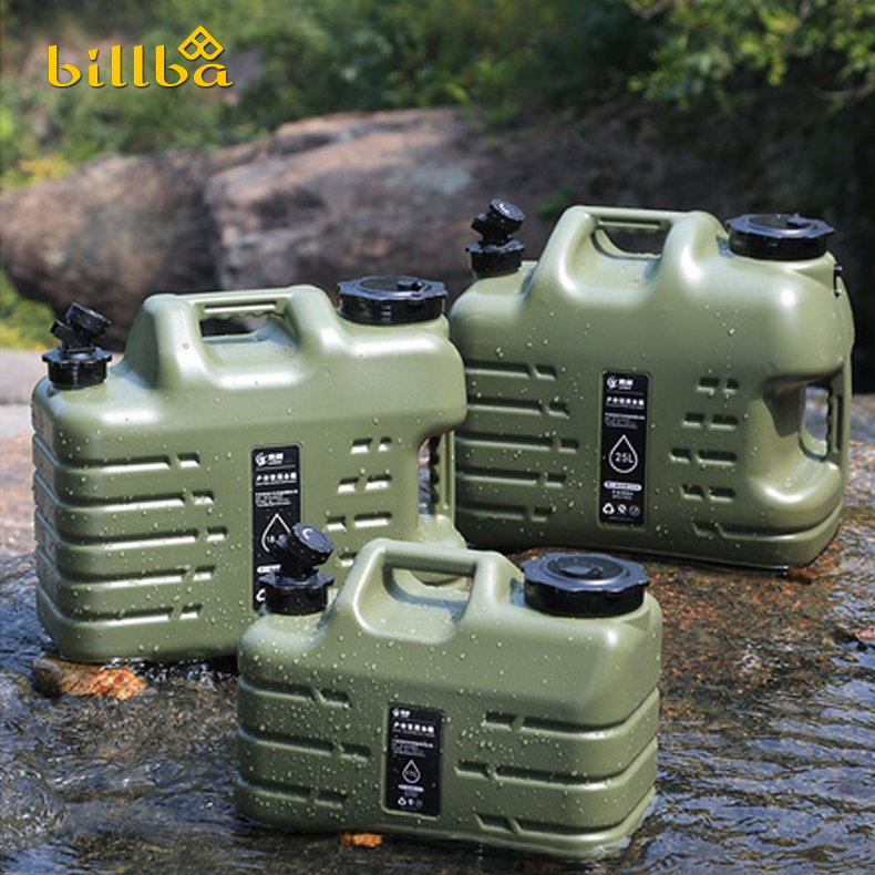 Bình can đựng nước đi dã ngoại cắm trại ngoài trời chất liệu PE dung tích 18L/25L  BB4533 - BB4532 - Billba Outdoors