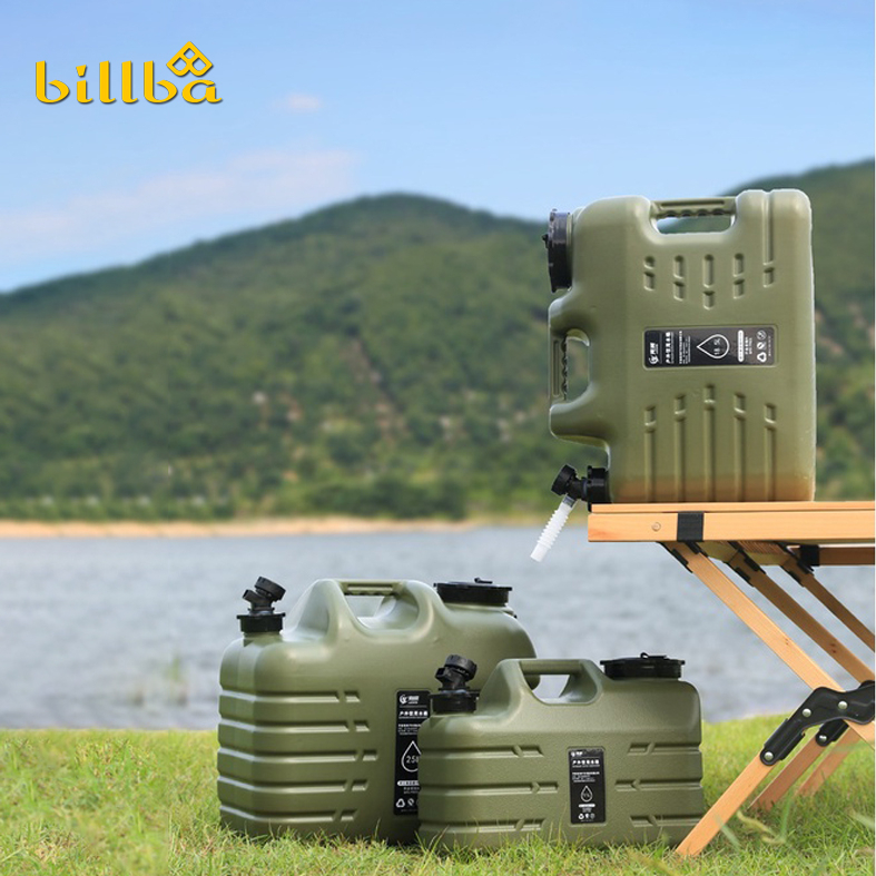 Bình can đựng nước đi dã ngoại cắm trại ngoài trời chất liệu PE dung tích 18L/25L  BB4533 - BB4532 - Billba Outdoors