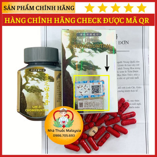 Linh chi tráng thân đơn - lin-zi chong sun tan hộp 50 viên