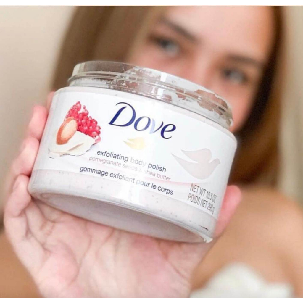 Tẩy Da Chết Dove Chăm Da Sáng Mịn Bản Đức 225ml