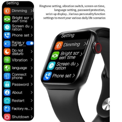 Đồng hồ thông minh H8 pro max, hỗ trợ kết nối mọi dòng máy, thay đổi được hình nền và nhận thông báo cuộc gọi 2 chiều | BigBuy360 - bigbuy360.vn