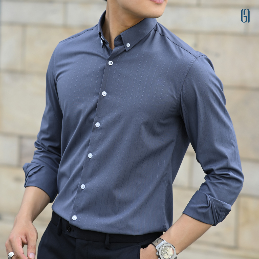 Sơ mi MERLOT SHIRT chất liệu bamboo, form Slimfit - THE GMEN ELEGANT EST 2017
