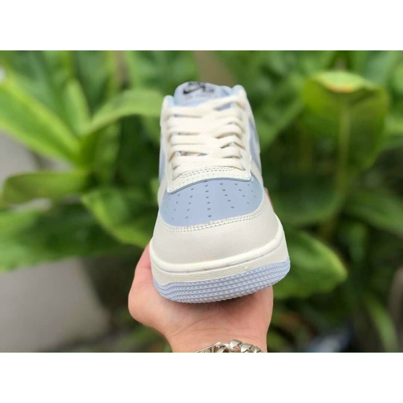 Giày_nike nam nữ, giày af1 trắng xanh kem thời trang cao cấp full box + bill.