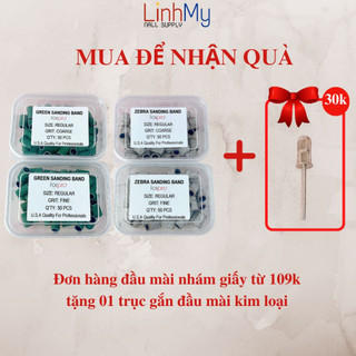 Hộp 50 đầu mài móng tay - đầu mài giấy mài phá bột phá gel mài mịn mài nhám móng