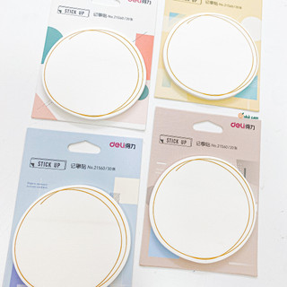 Giấy Sticky Note Tròn Deli Nhà Cam
