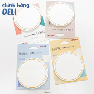 Giấy Sticky Note Tròn Deli Nhà Cam
