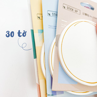 Giấy Sticky Note Tròn Deli Nhà Cam