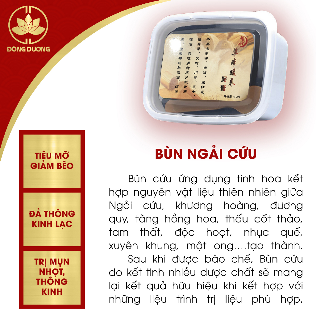 Bùn Ngải Cứu Dưỡng Sinh Giảm Béo