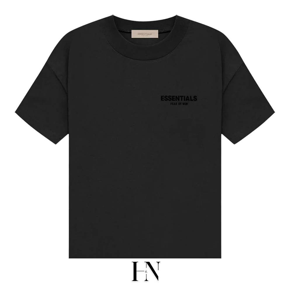 ÁO FEAR OF GOD ESSENTIALS T-SHIRT LOGO TEE BLACK SS22