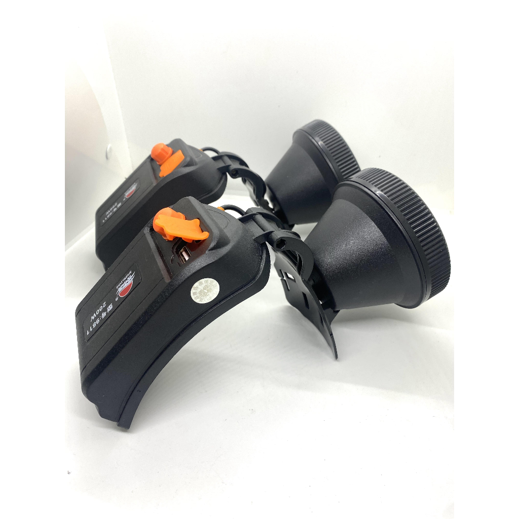 Đèn Pin đội đầu siêu sáng 9811 dùng triết áp điều chỉnh độ sáng chóa 10cm sáng xa 500M