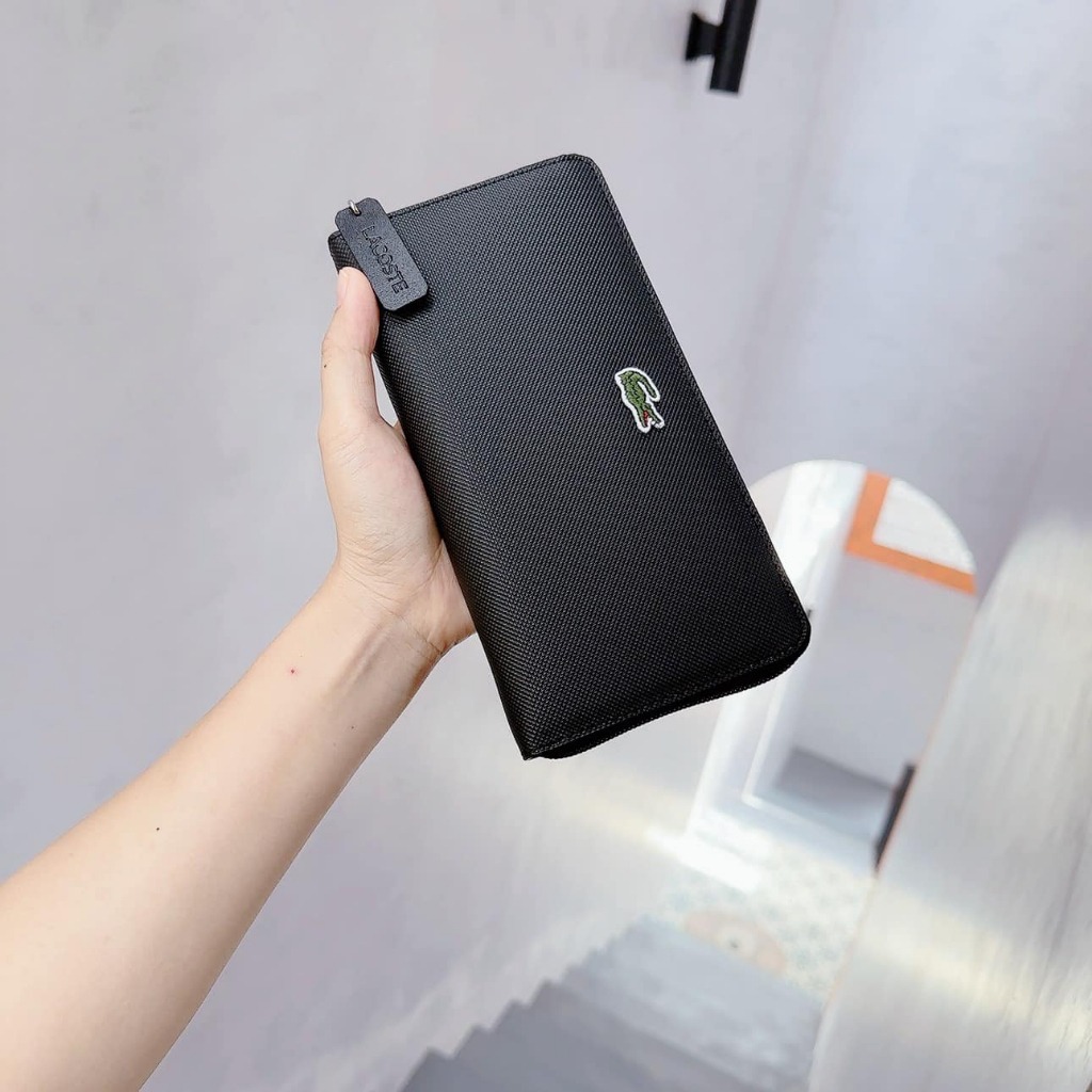 Ví cầm tay Lacoste Women's Wallet NF2900PO 000 Noir Màu đen