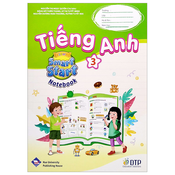 Sách - Tiếng Anh 3 I-Learn - Smart Start - Notebbok (Tặng Kèm Bao Sách)