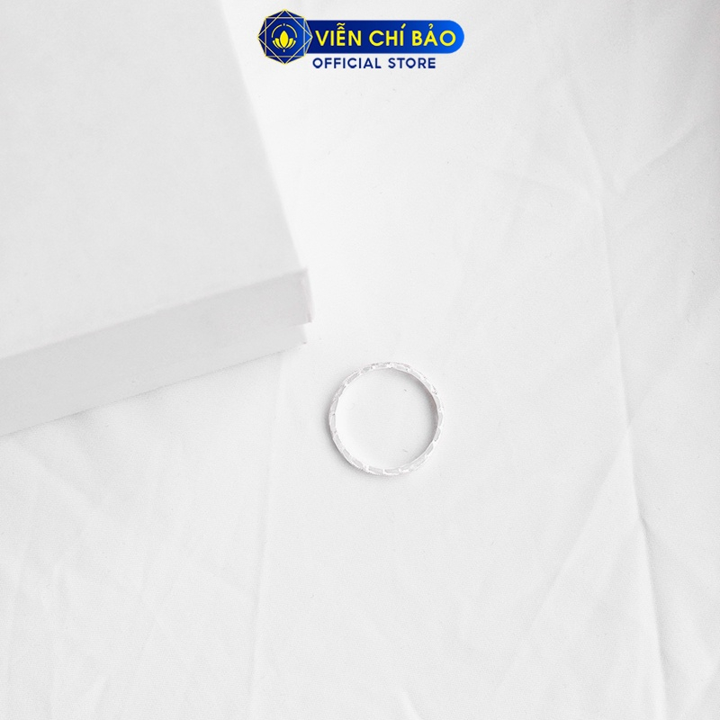 Nhẫn bạc nữ kết xoắn chất liệu bạc S925 thời trang phụ kiện trang sức nữ thương hiệu Viễn Chí Bảo N400192