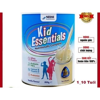 Sữa Kid Esentials hương vani 860g