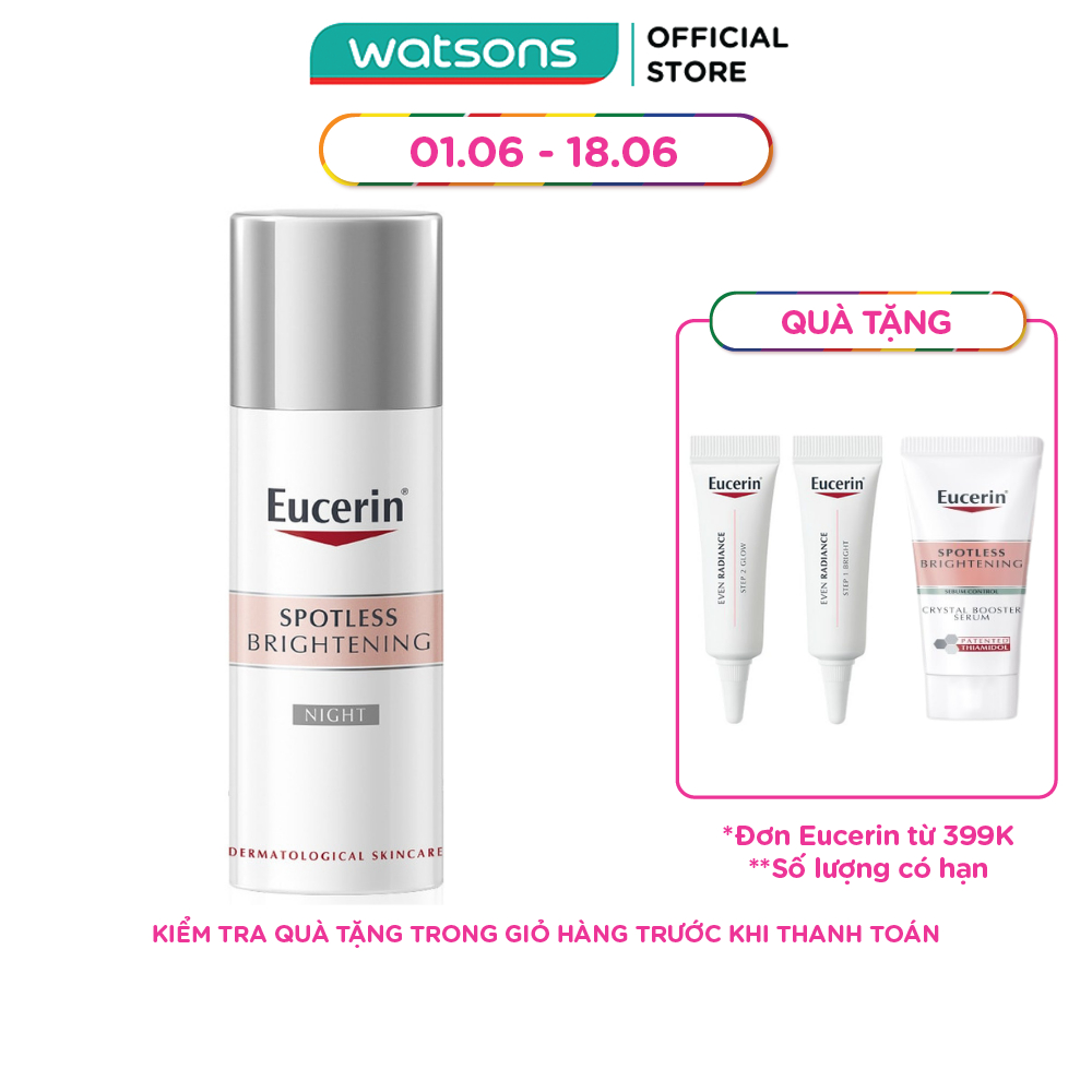 Kem Dưỡng Sáng Da Đêm Eucerin Whitening Ultrawhite+ Spotless Night 50ml