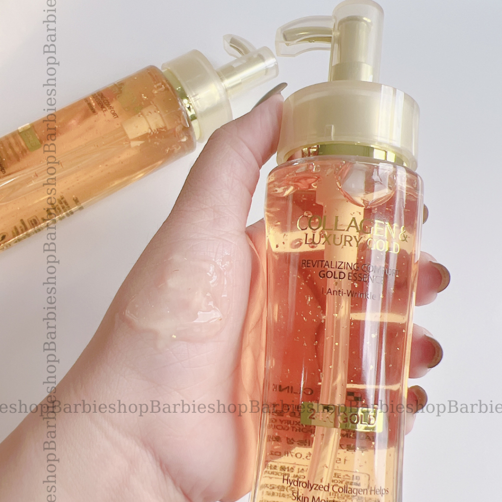 Serum Tinh Chất Dưỡng Sáng Tái Tạo Da COLLAGEN & LUXURY GOLD 3W CLINIC 24k Gold 150ml