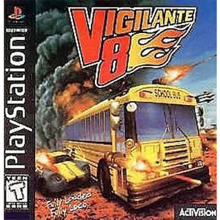 Đĩa game Đua xa bắn súng ps1 Vigilante 8