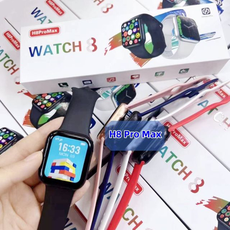 Đồng hồ thông minh H8 pro max, hỗ trợ kết nối mọi dòng máy, thay đổi được hình nền và nhận thông báo cuộc gọi 2 chiều | BigBuy360 - bigbuy360.vn