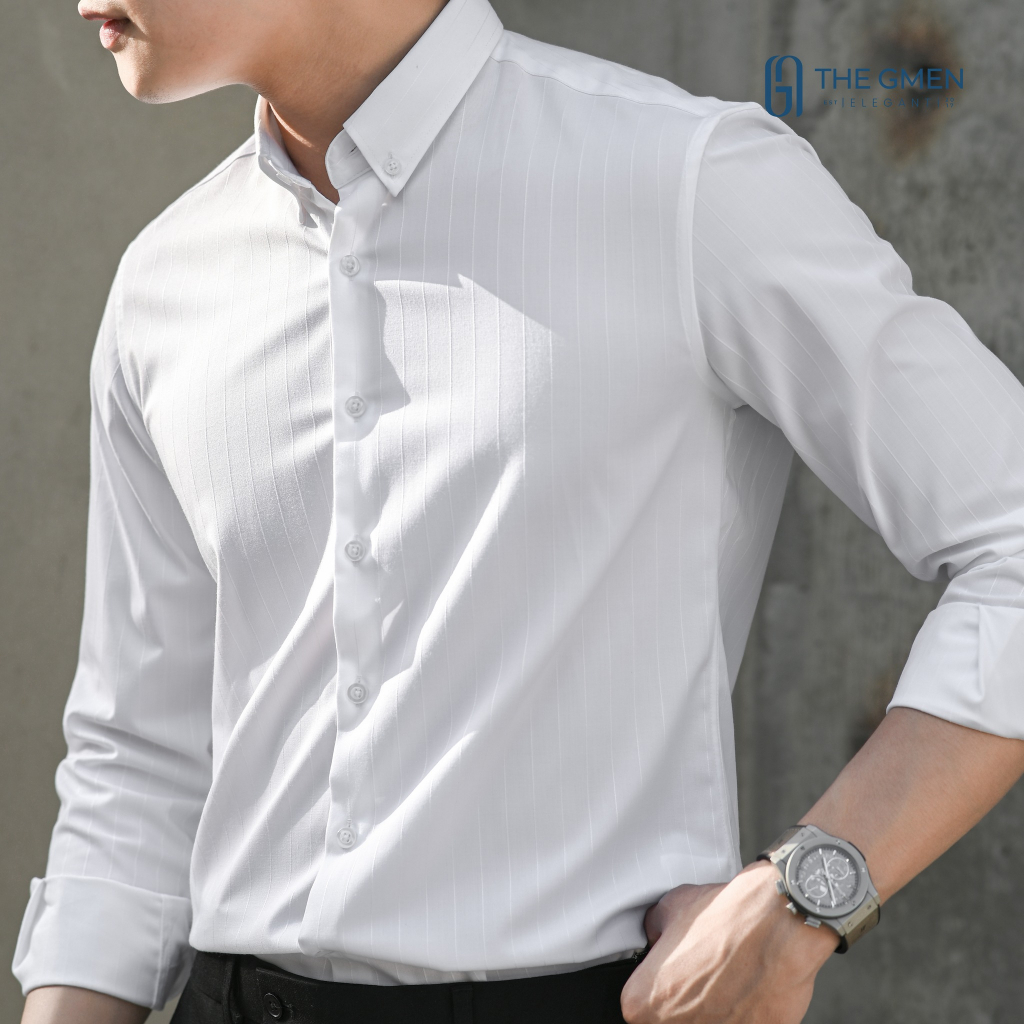 Sơ mi MERLOT SHIRT chất liệu bamboo, form Slimfit - THE GMEN ELEGANT EST 2017