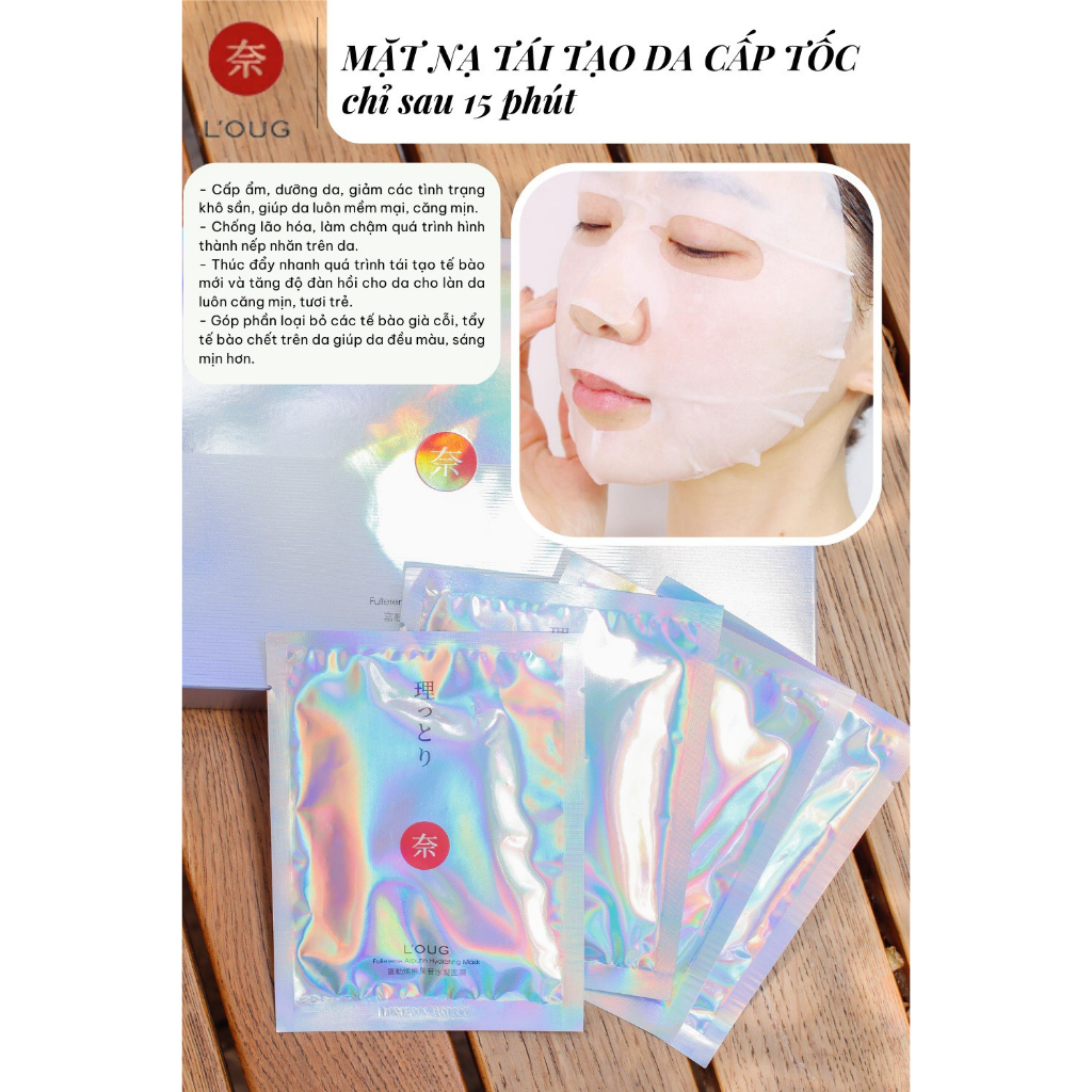 Bộ Mặt Nạ Collagen Chiết Xuất Cá Tuyết Đại Dương Hãng L'OUG NO.LN22668