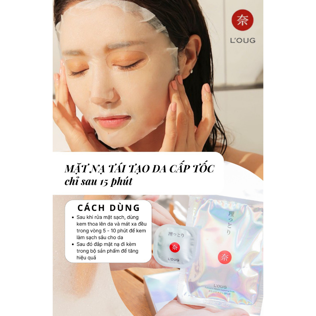 Bộ Mặt Nạ Collagen Chiết Xuất Cá Tuyết Đại Dương Hãng L'OUG NO.LN22668